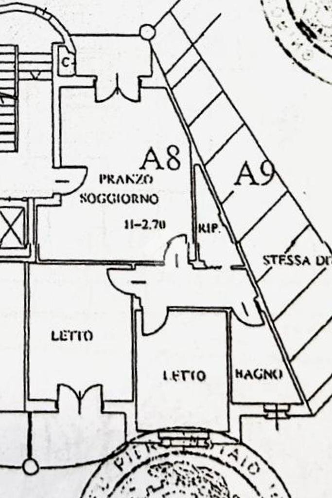 Trilocale Via Settimo, Borgaro Torinese - planimetria 1