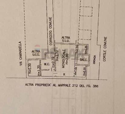 Pianta 2D - One-room apartment Via Edmondo De Amicis
 
34/a, Milano - floor plans 1