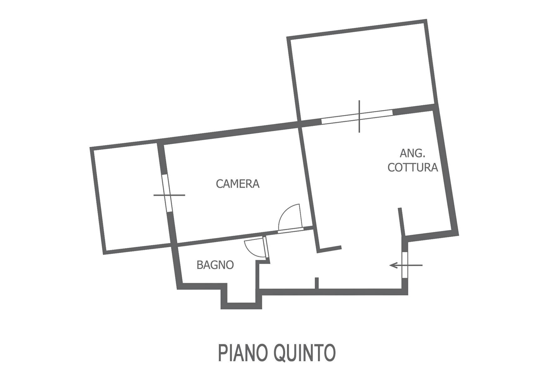 Foto 19 - Bilocale Via Baldi
 
62, Pesaro - planimetria 1