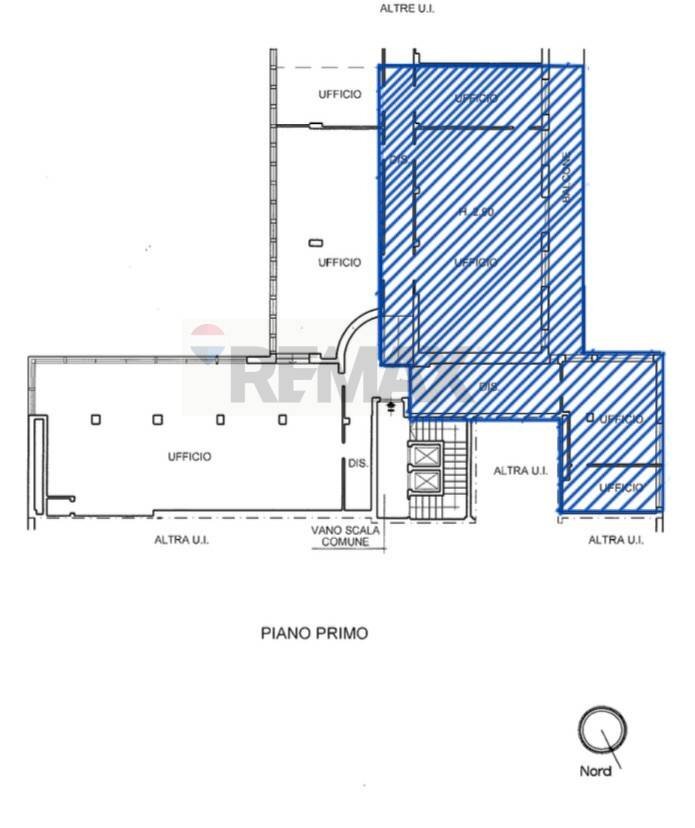 Pianta 2D - Ufficio Corso Sempione
 
15, Gallarate - planimetria 1