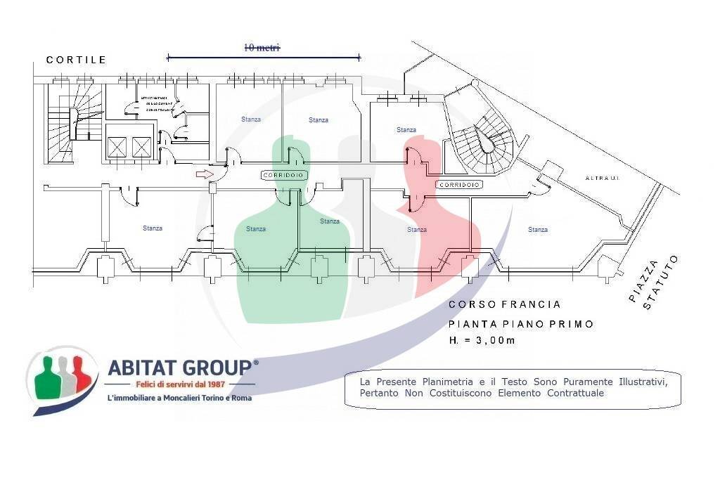 Foto 10 - Apartment corso Francia
 
2, Torino - floor plans 1