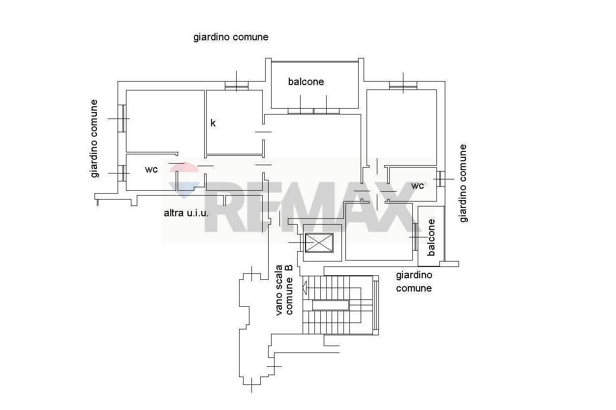 Pianta 2D - Four-room apartment Via Monte Cervino
 
50, Brugherio - floor plans 1