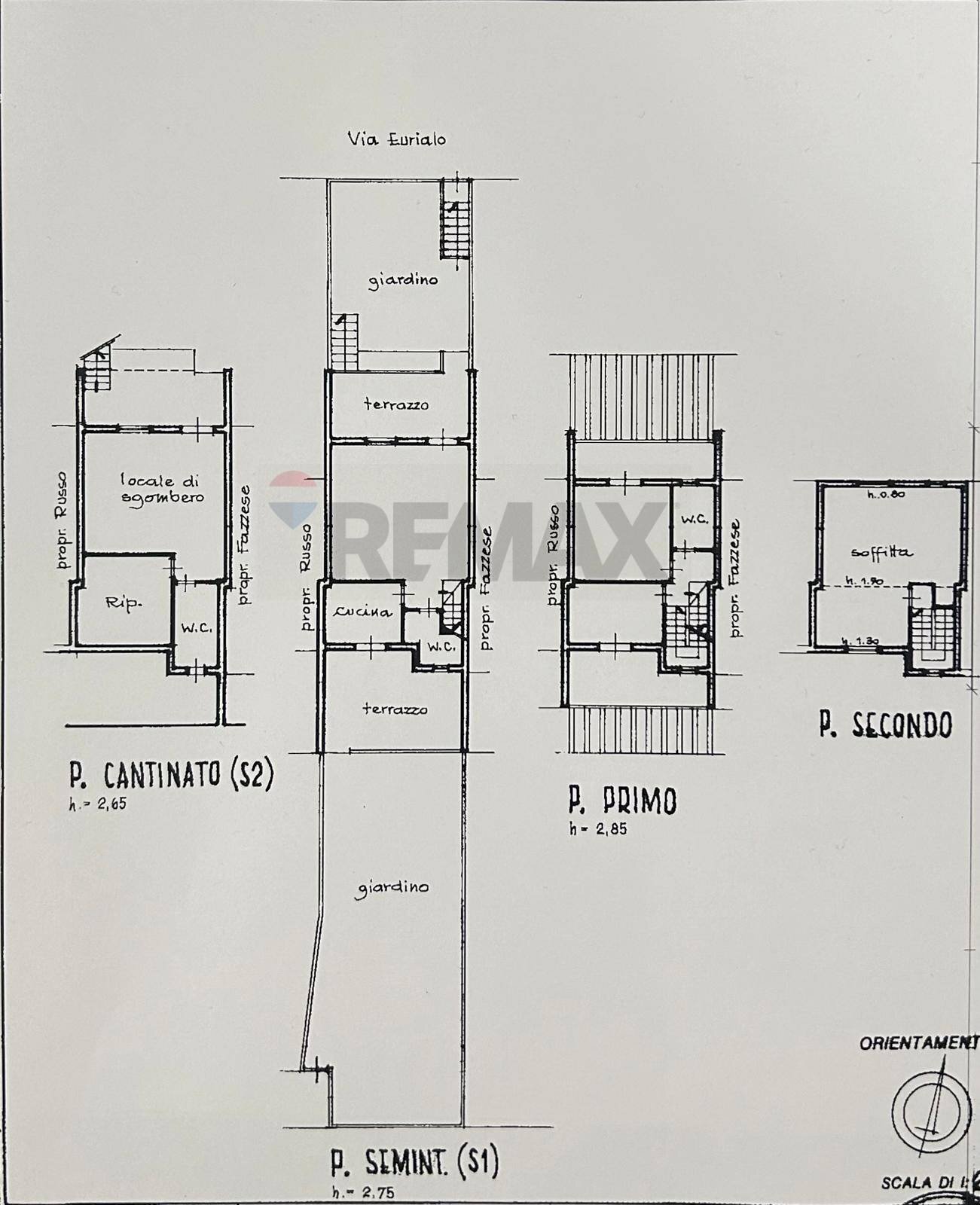 Pianta 2D - Villa Via Eurialo
 
14/B, Palermo - floor plans 1