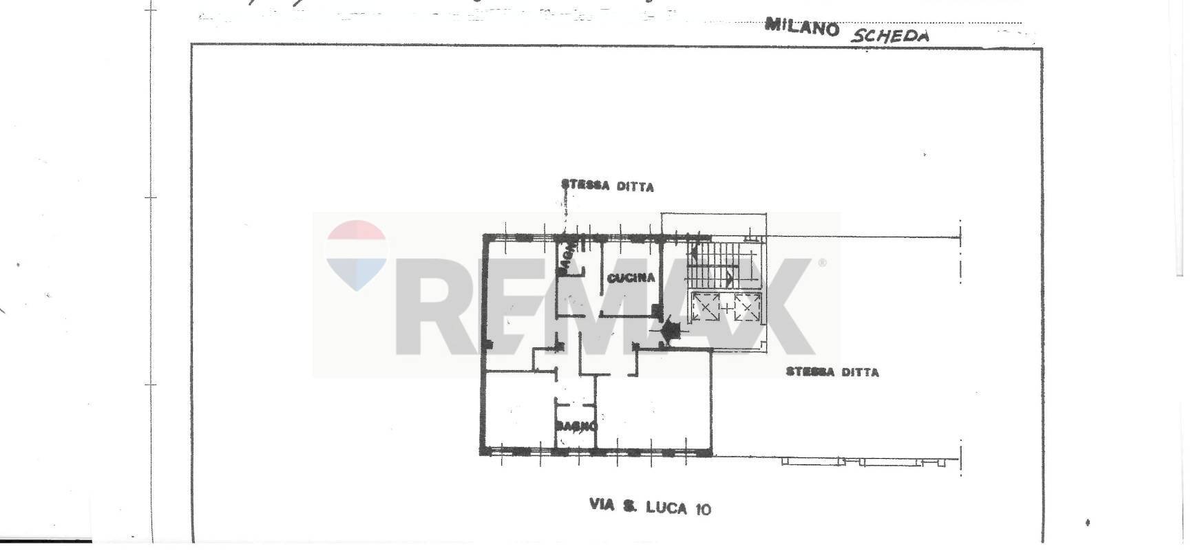 Pianta 2D - Trilocale VIA SAN LUCA
 
10, Milano - planimetria 1