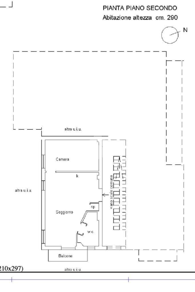 Bilocale Via Antonio Canata, Alassio - planimetria 1
