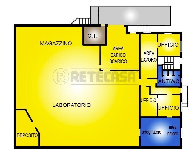 Retecasa_Valdagno Planimetria - Locale Commerciale Cornedo Vicentino - planimetria 1