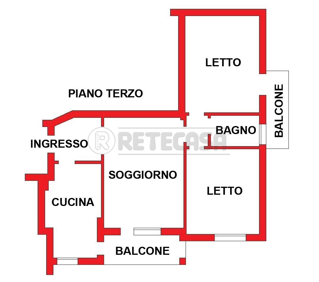 12_Planimetria.jpg - Attico Via Parini  4, Bondeno - planimetria 1