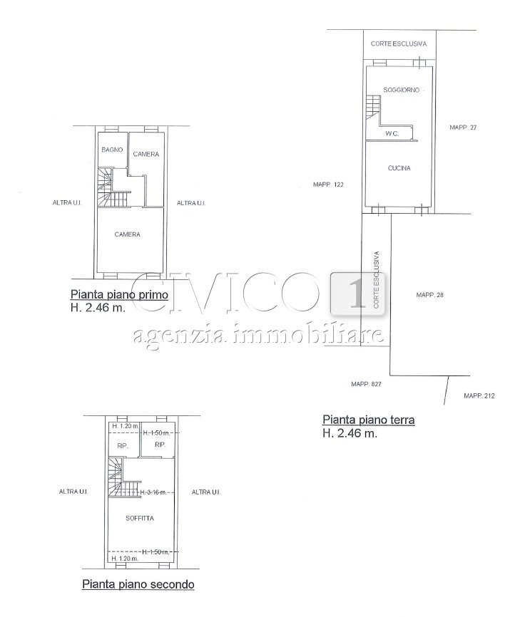 PLANIMETRIA.jpg - Porzione di casa Via Piave 112, Quinto Vicentino - planimetria 1