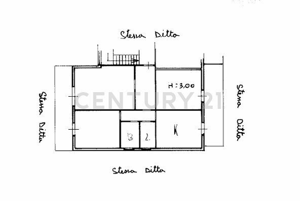 Appartam. dx.jpg - Quadrilocale Via Aldo Moro, Fiumefreddo di Sicilia - planimetria 1