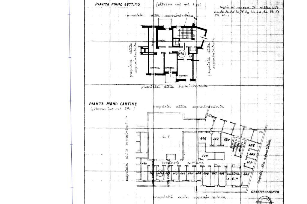 Quadrilocale Via Edoardo Rubino, Torino (zona Centro Europa) - planimetria 1
