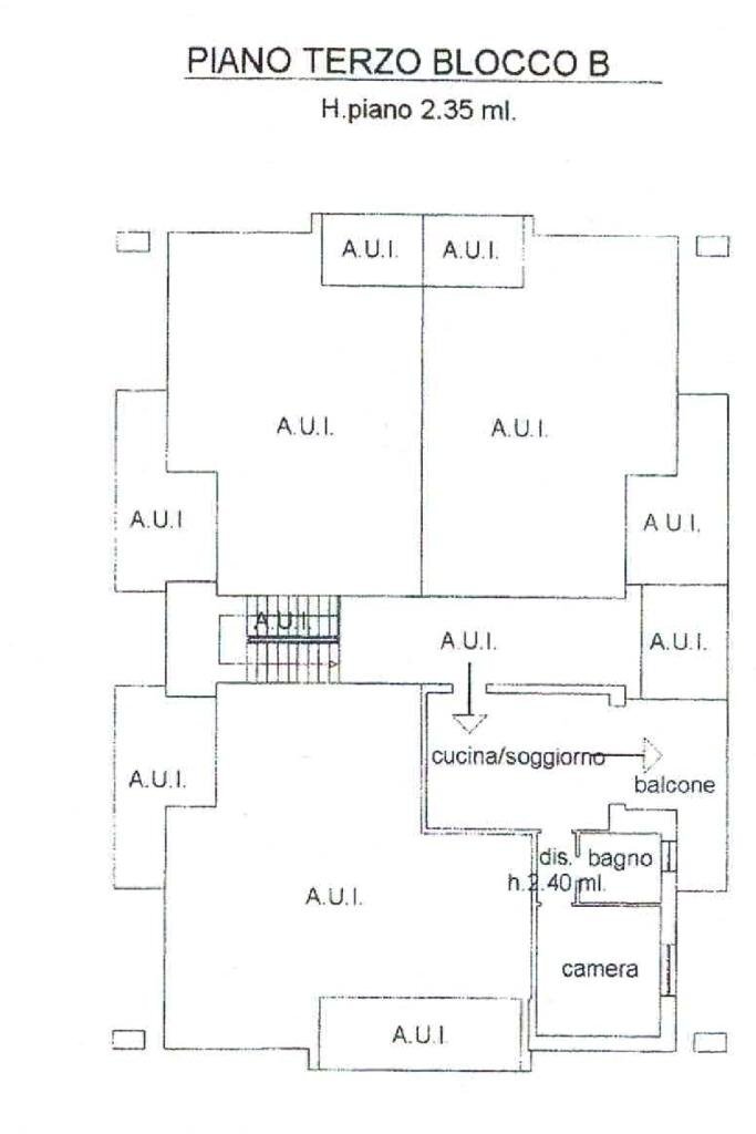 Bilocale Via Alessandro Litta Modignani, Milano (zona Bovisasca) - planimetria 1