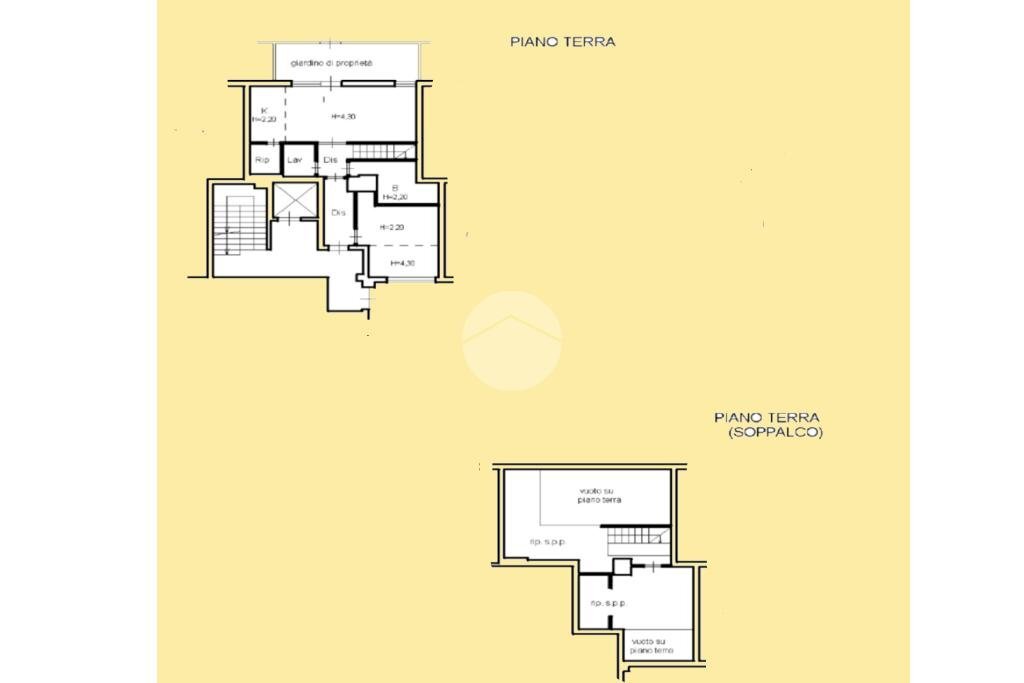 Trilocale via Ampere, Milano (zona Casoretto) - planimetria 1