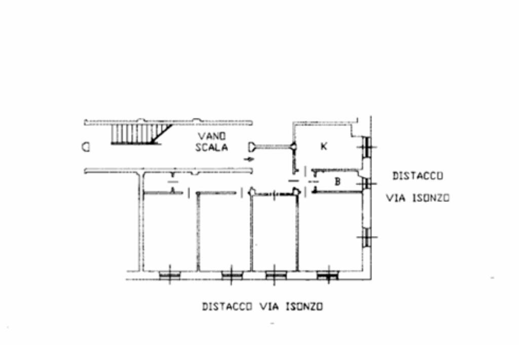 Apartment Via Isonzo, Genova (neighborhood Sturla) - floor plans 1