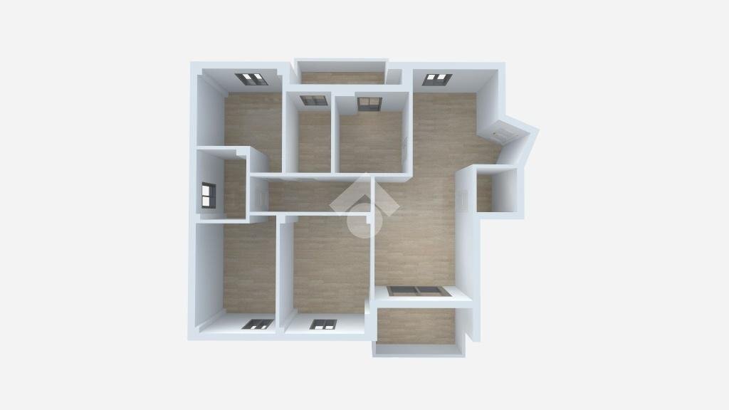 Four-room apartment Via Pasubio, Paullo - floor plans 1