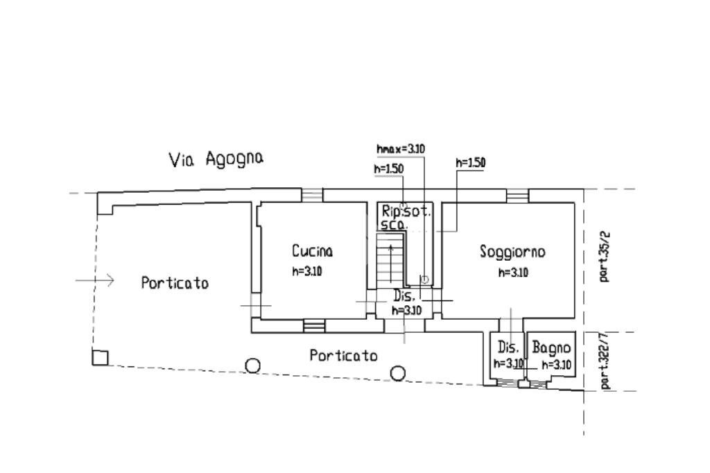 Casa indipendente Via Zoia, Cavaglietto - planimetria 1