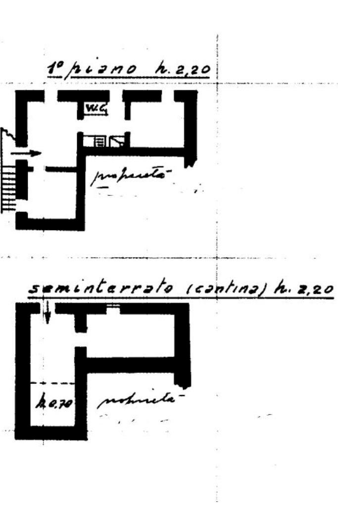 Villa Via Giuseppe Torre, Serra Riccò - floor plans 1