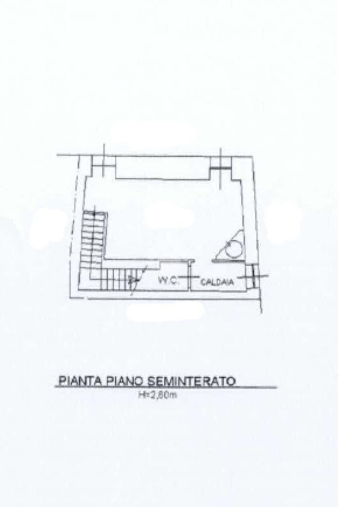 Casa semi indipendente Via Sasso Lemmi, Grondona - planimetria 1