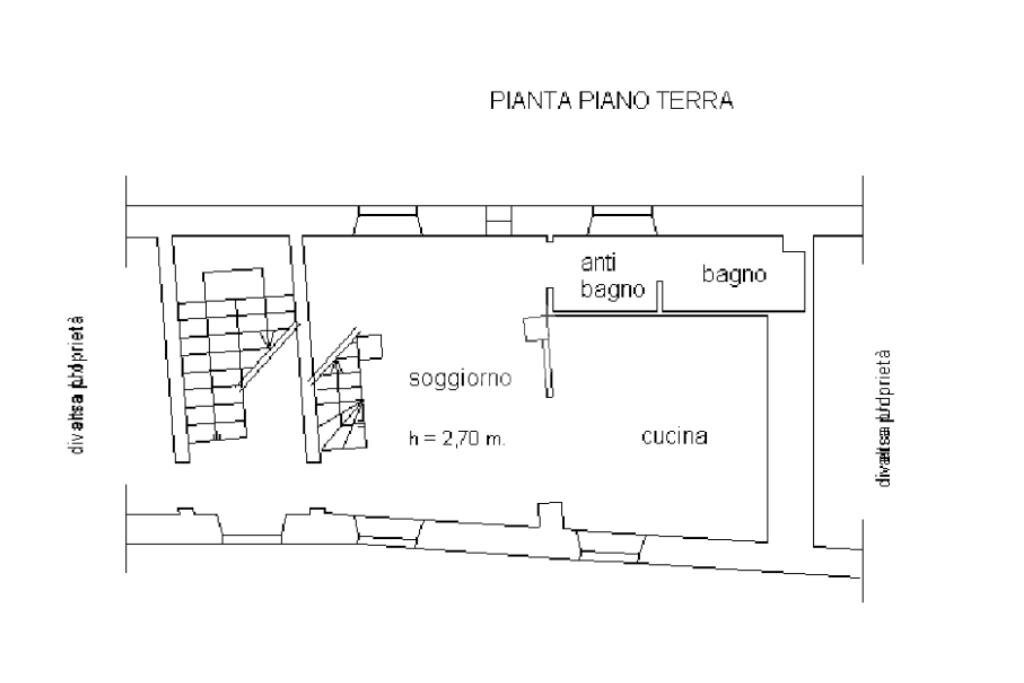 Rustic Piazza San Pietro, Benna - floor plans 1