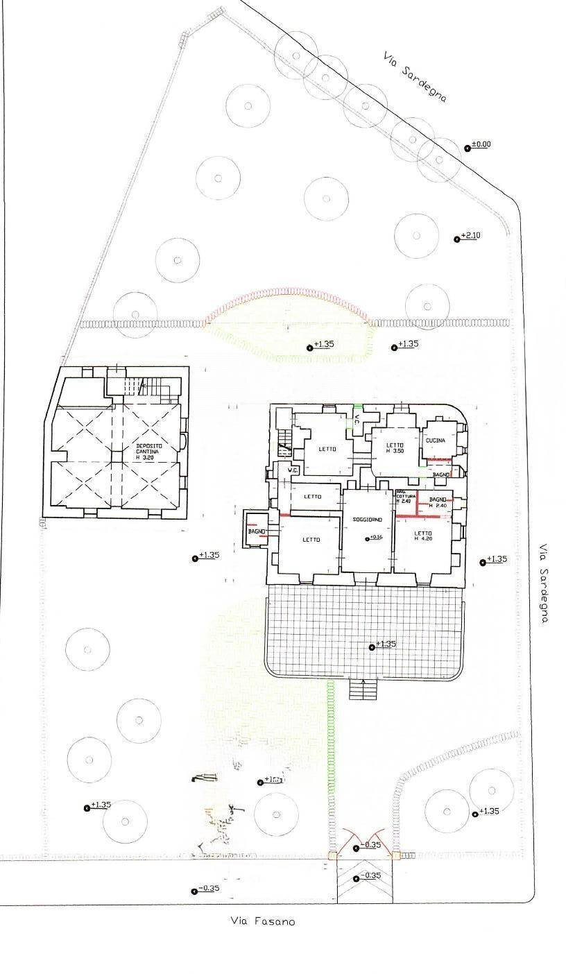 Foto 33 - Villa Via Fasano
 
5, Locorotondo - planimetria 1