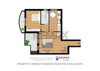 Pianta 2D - Trilocale via Sant'Anna
 
12, Nerviano - foto 24