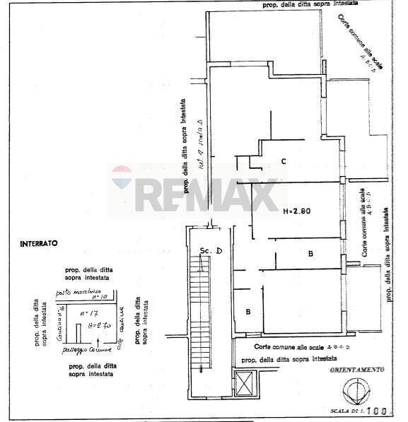 Pianta 2D - Trilocale Via Federico Seismit Doda, Roma - planimetria 1