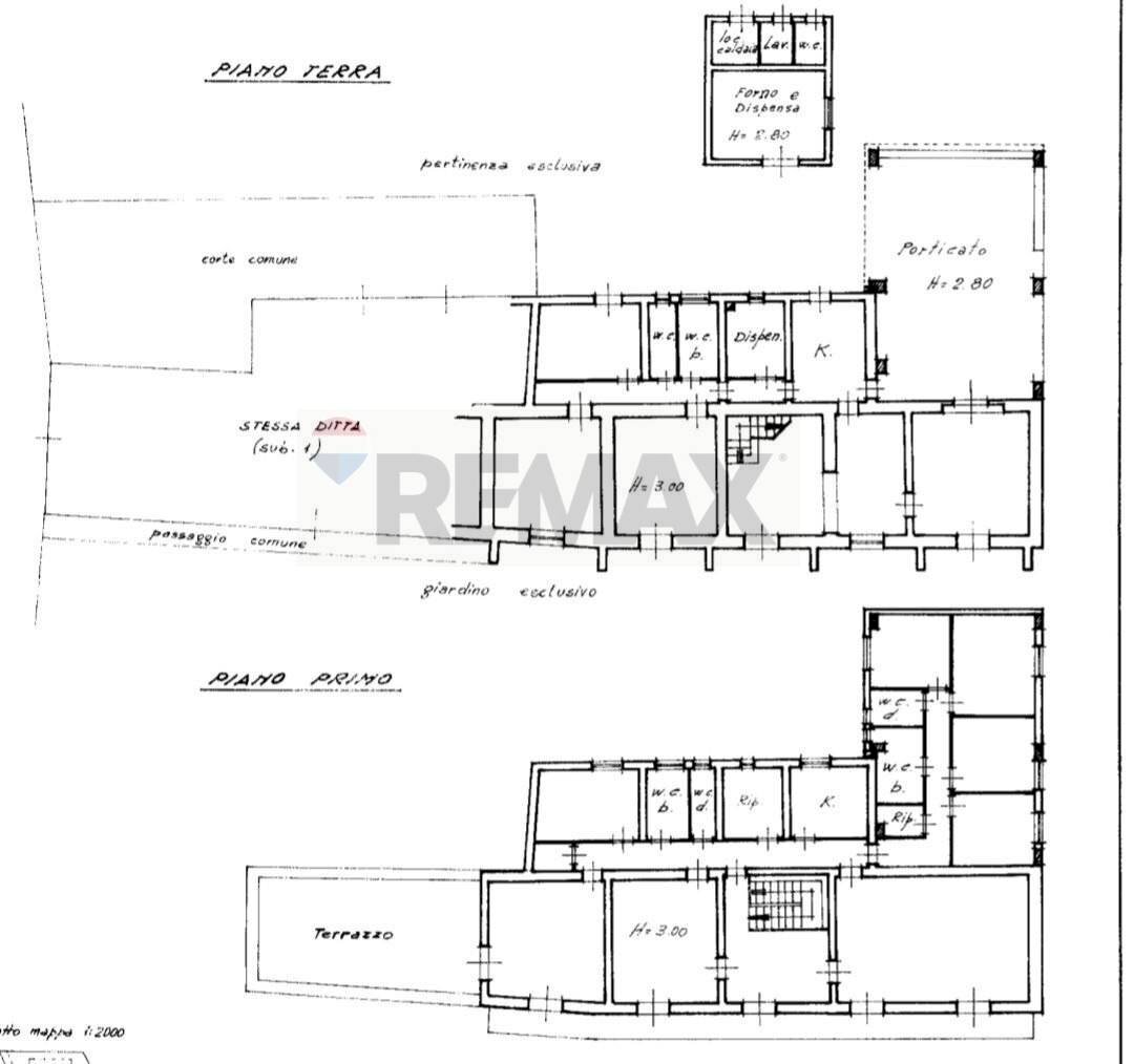 Pianta 2D - Rustico Via Crocetta
 
39, Palermo - planimetria 1