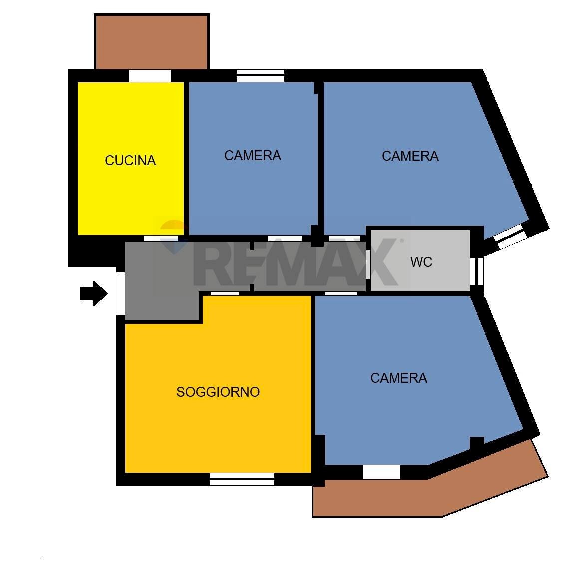 Pianta 2D - Quadrilocale strada provinciale per piedimonte 290
 
5, San Potito Sannitico - planimetria 1