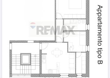 Pianta 2D - Trilocale Chiaravalle - foto 12