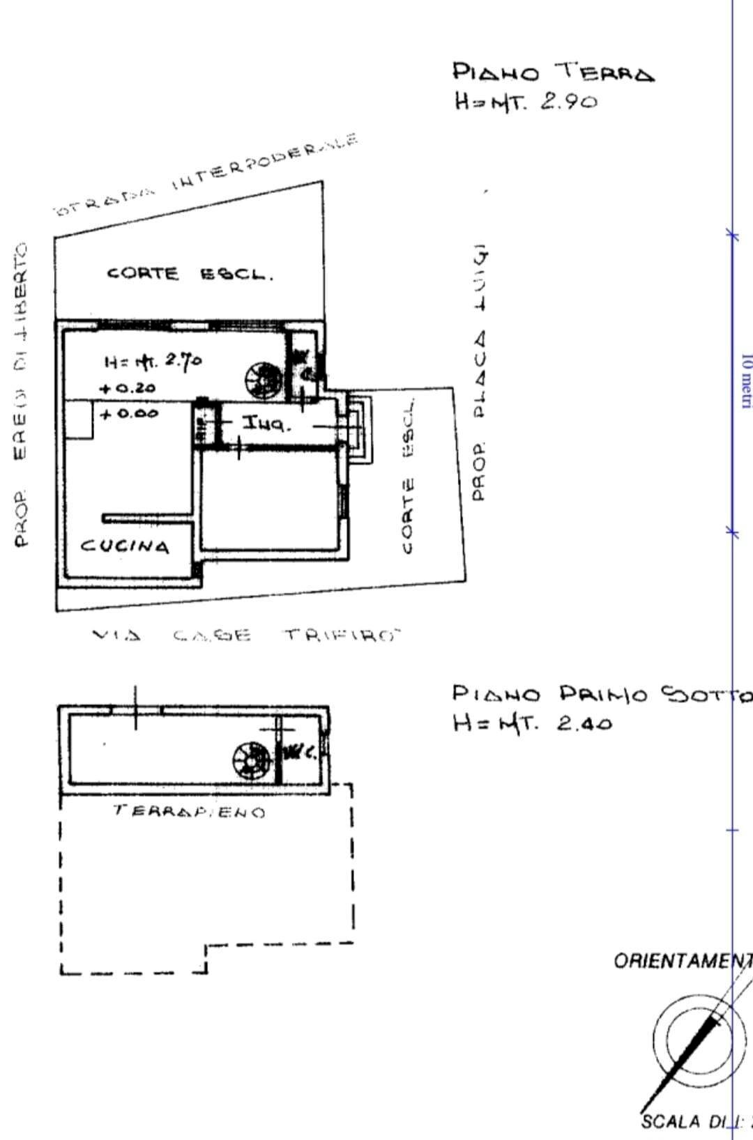 Foto 94 - Three-room apartment Via Case Trifirò
 
9, Monreale - floor plans 1