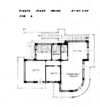Pianta 2D - Appartamento LUNGOMARE BISANI
 
76, Ragusa - planimetria 1
