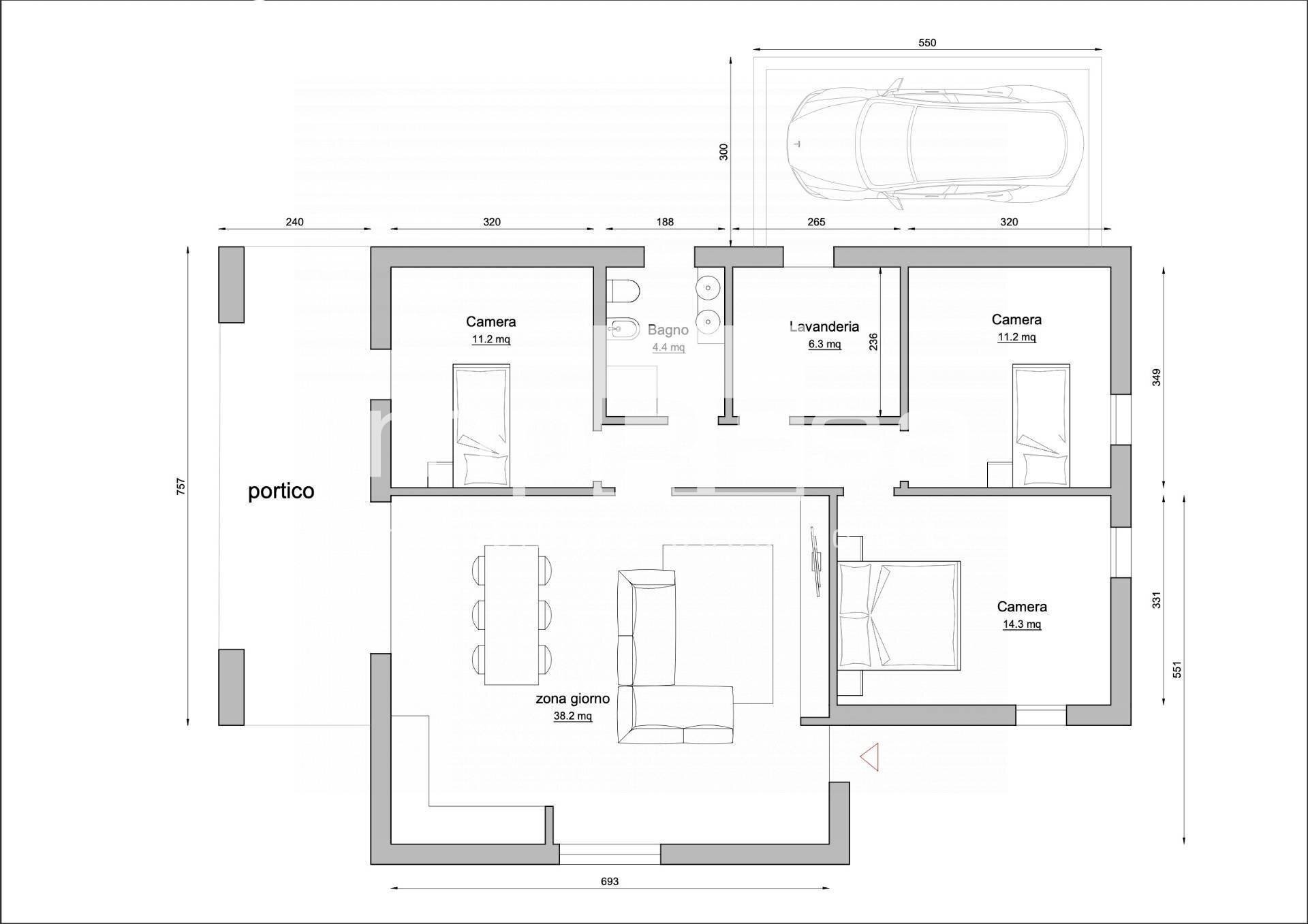 Foto 14 - Casa indipendente via ragazzuol, Ormelle - planimetria 1
