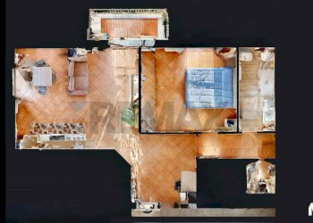 Pianta 3D - Bilocale via delle Rogge
 
32, Lacchiarella - foto 34