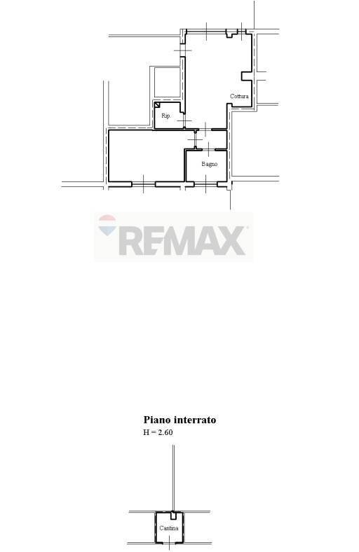 Pianta 2D - Bilocale Strada Cartiera
 
14, Parma - planimetria 1