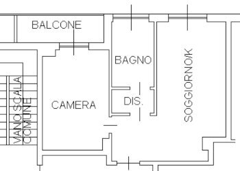 PLANIMETRIA - Bilocale VIA MOSSOTTI
 
2, Milano - foto 14