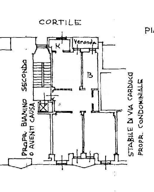 PLANIMETRIA - Trilocale Via Colombetto, Nichelino - planimetria 1