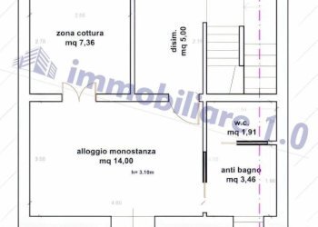 Planimetria - Three-room apartment via Nunzio Nasi, 78, Castellammare del Golfo - photo 10