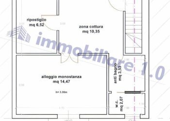 Planimetria - Three-room apartment via Nunzio Nasi, 78, Castellammare del Golfo - photo 11