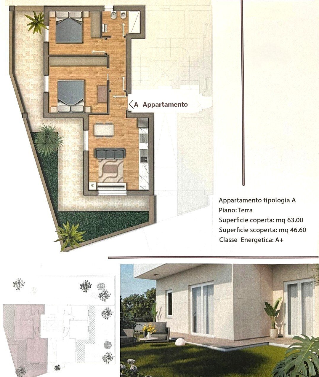 Immagine WhatsApp 2025-08-28 ore 12.03.47_e5eea8b2 - Three-room apartment Alghero - floor plans 1