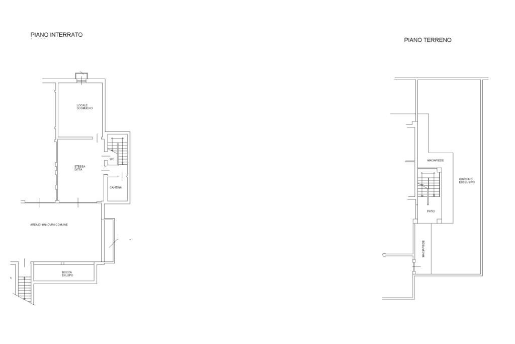 Three-room apartment Via della Grena, Riva Presso Chieri - floor plans 1