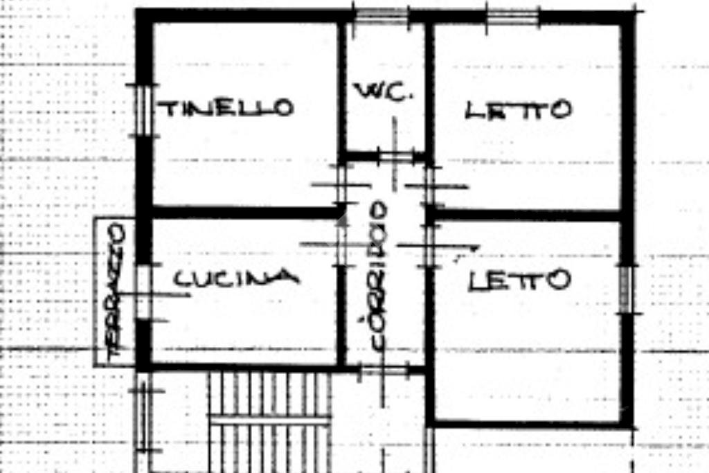 Trilocale Via Ugo Foscolo, Vignola - planimetria 1