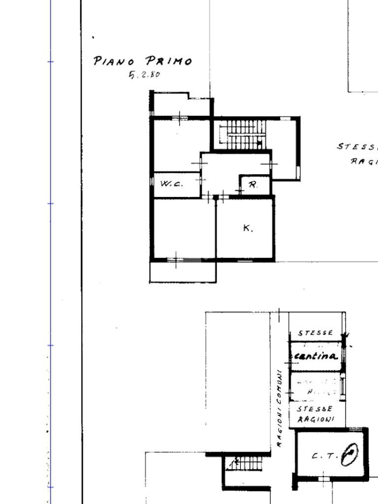Three-room apartment Via alla pace, Medesano - floor plans 1