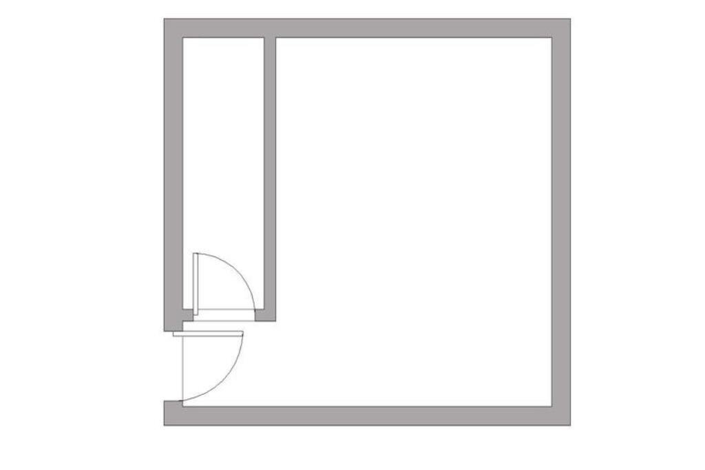 One-room apartment Viale Abruzzi, Milano (neighborhood Città Studi) - floor plans 1