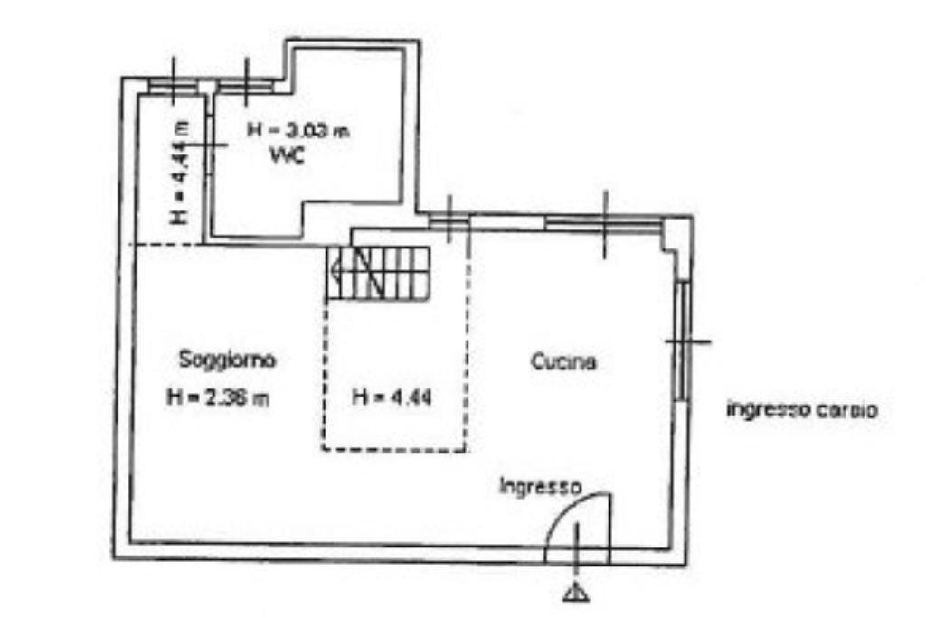 Loft Via Privata Giovanni Ventura, Milano (neighborhood Lambrate) - floor plans 1