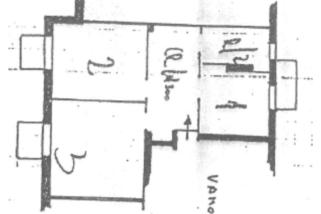 Bilocale Via Val di Ledro, Milano (zona Niguarda) - planimetria 1