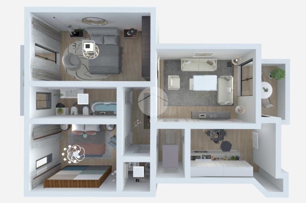 Three-room apartment Via Degli Umiliati, Milano (neighborhood Ponte Lambro) - floor plans 1