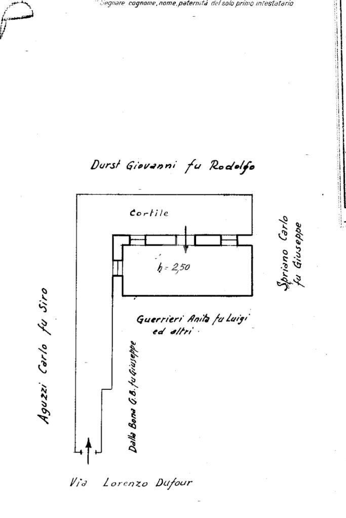 Box Via Dufour, Genova (zona Cornigliano) - planimetria 1