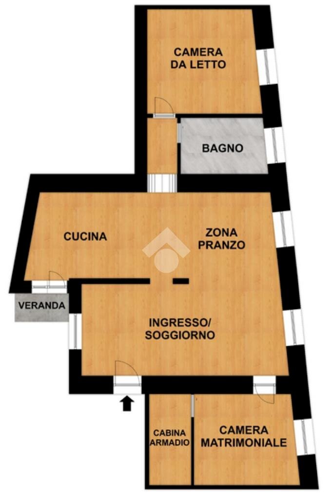 Appartamento Via degli Orefici, Savona - planimetria 1