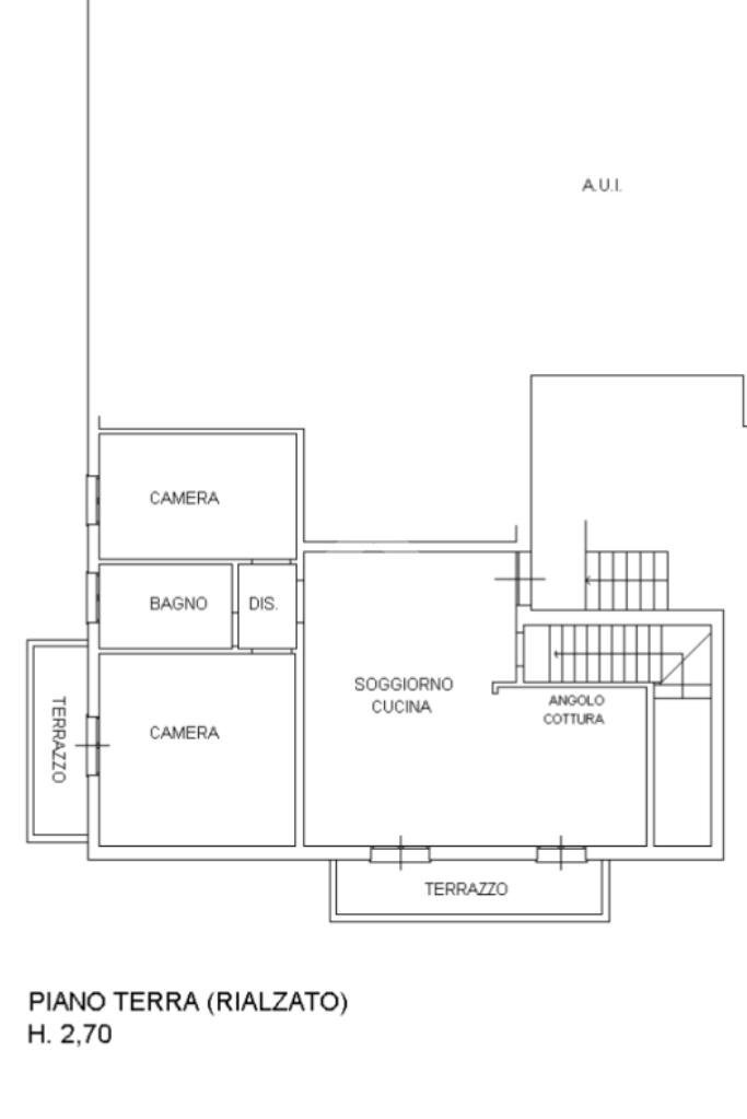 Three-room apartment Via giovanni XXIII, Gatteo - floor plans 1