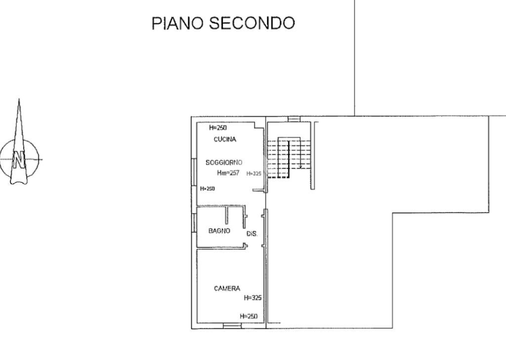 Two-room apartment via Tragni, Gattatico - floor plans 1