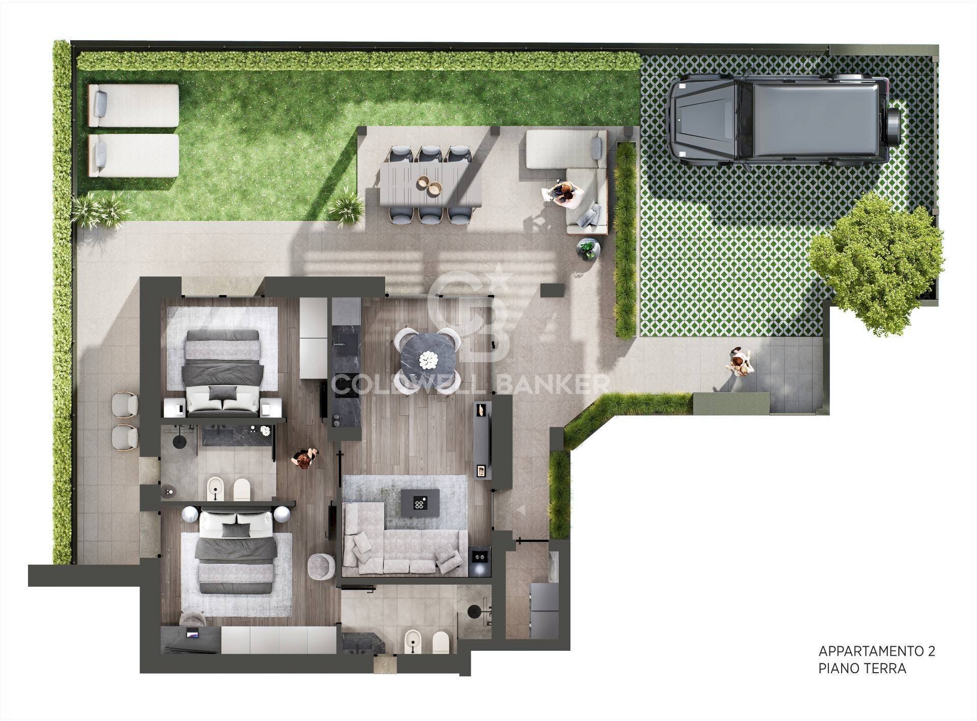 Foto 1 - Trilocale Viale Virgilio, Riccione - planimetria 1